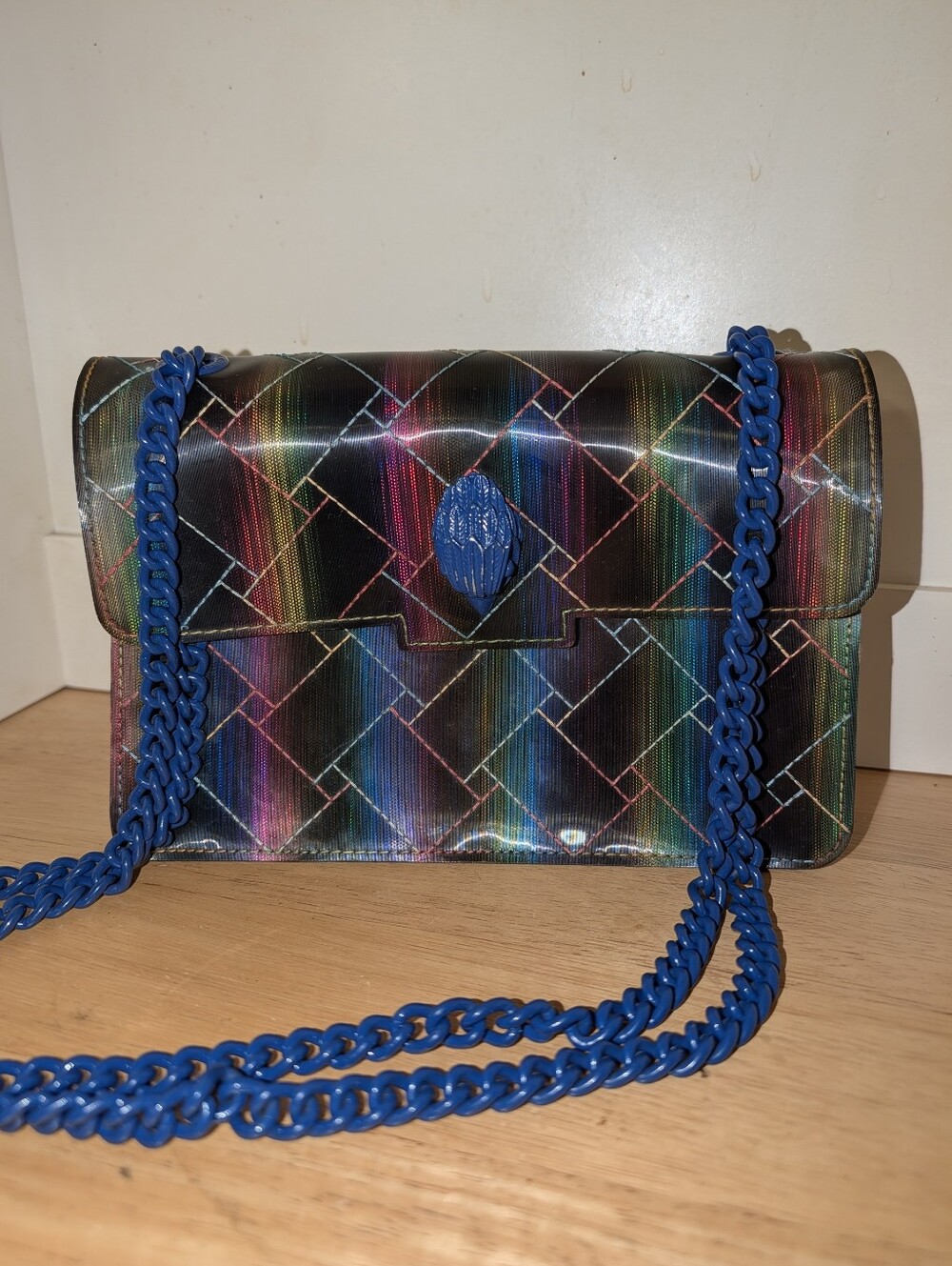 Kurt Geiger Vinyl Mini Kensington Crossbody Bag